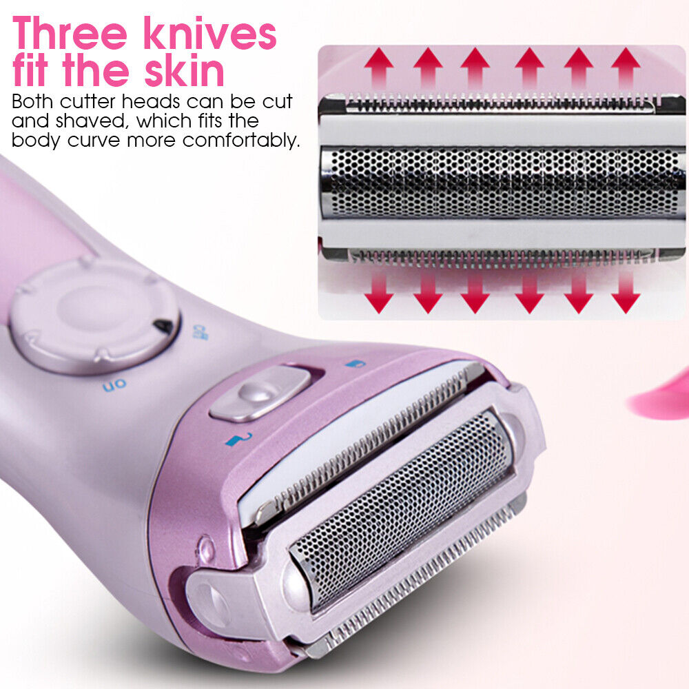 Electric Women's Wet/Dry Shaver and Trimmer