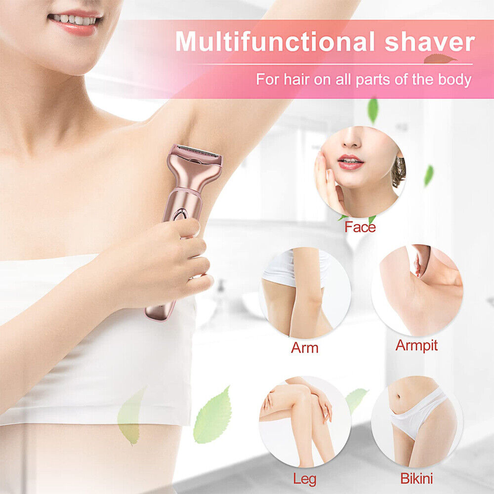 2-in-1 Electric Women's Hair Removal Shaver