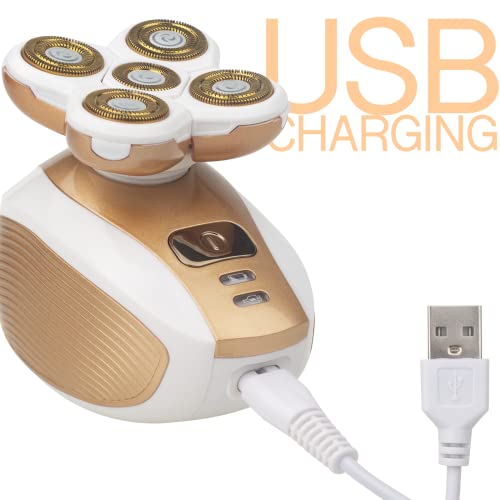 Cordless Electric Shaver for Women, 5 Blades