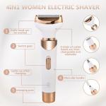 4 in 1 Electric Razor and Trimmer for Women