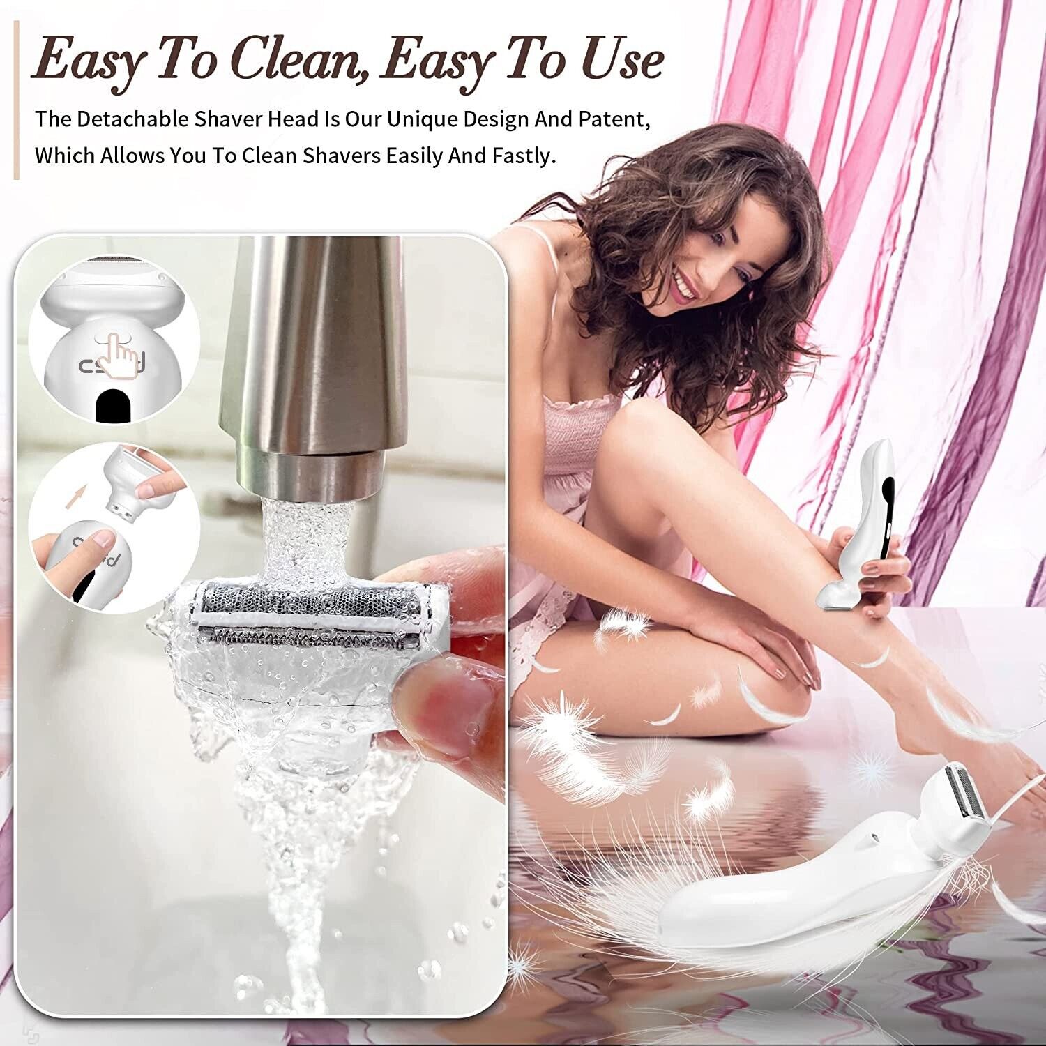 Rechargeable Women’s Electric Bikini Trimmer Shaver