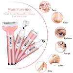 4-in-1 Cordless Electric Razor for Women