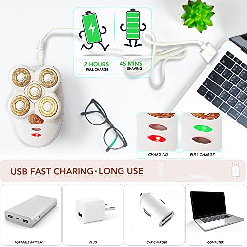 Electric Women's Razor – Waterproof & Rechargeable