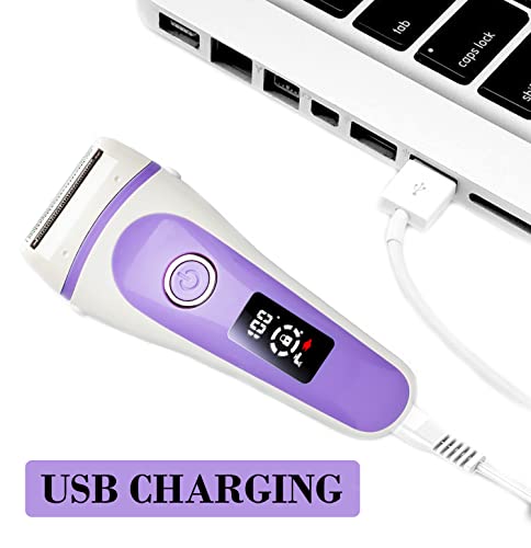 Women’s Rechargeable Electric Shaver with LED Display