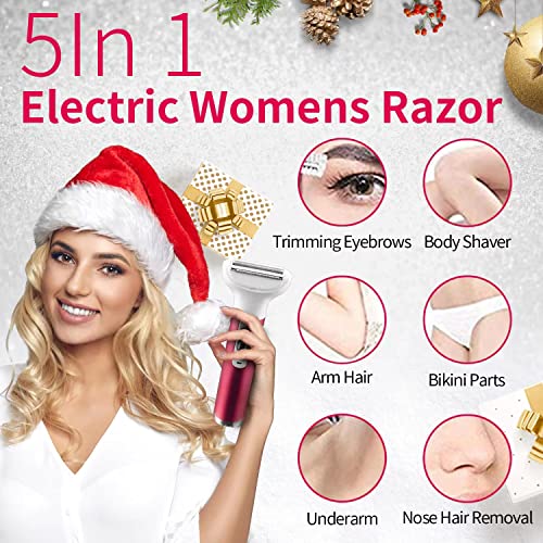5-in-1 Electric Razor for Women - Smooth Shaving