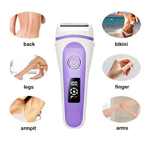 Women’s Rechargeable Electric Shaver with LED Display