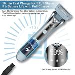 Women’s Electric Razor with Flexible Head (Blue)