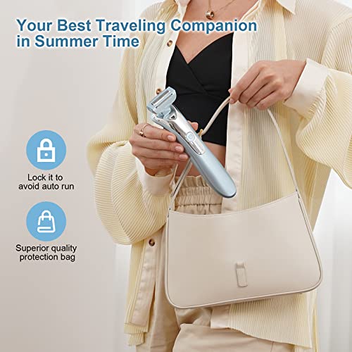 Women’s Electric Razor with Flexible Head (Blue)