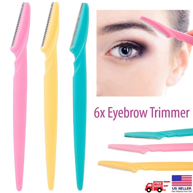 6-Piece Eyebrow Razor and Face Hair Trimmer