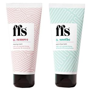 Moisturizing Shave Cream & Balm Set with Honey