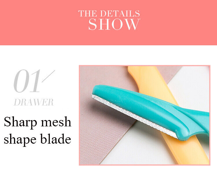 6-Piece Eyebrow Razor and Face Hair Trimmer