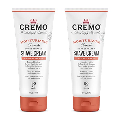 Cremo Coconut Mango Moisturizing Shave Cream 2-Pack