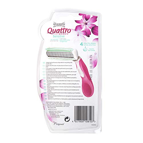 Wilkinson Sword Quattro Sensitive Razors for Women