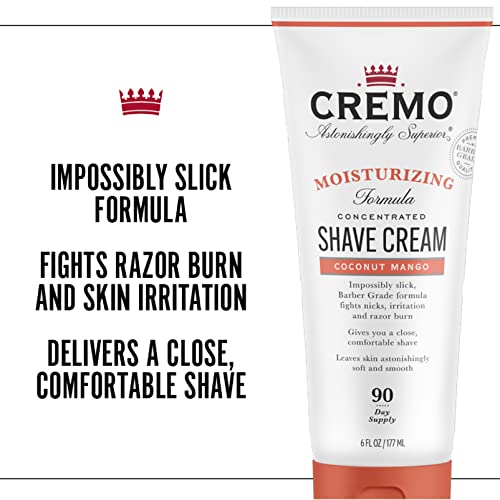 Cremo Coconut Mango Moisturizing Shave Cream for Women