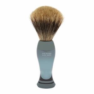 eShave Fine Badger Shaving Brush in Blue
