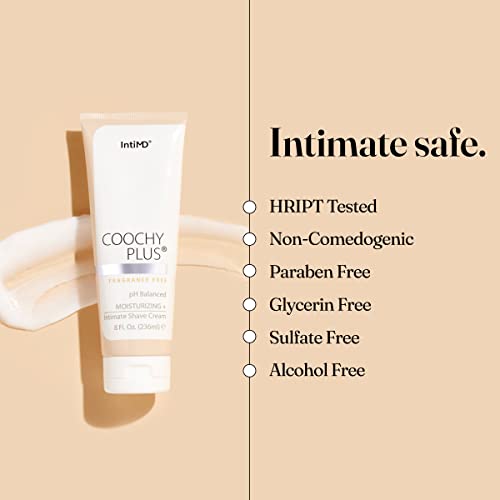 Coochy Plus Fragrance-Free Intimate Shaving Cream 8oz