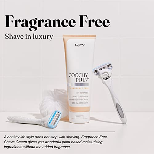 Coochy Plus Fragrance-Free Intimate Shaving Cream 8oz