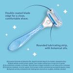 5-Piece Women's Razor Blade Set, Blue