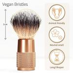 Vegan Rosé Gold Shaving Brush for All