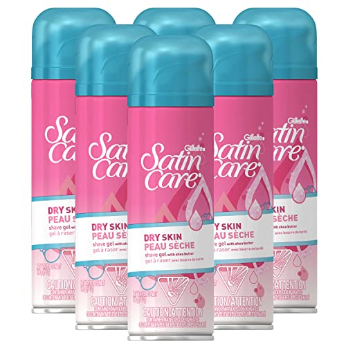 Gillette Satin Care Dry Skin Shave Gel 7 Oz
