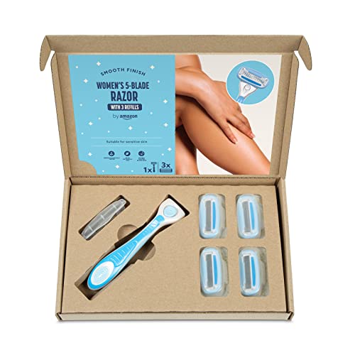 5-Piece Women's Razor Blade Set, Blue