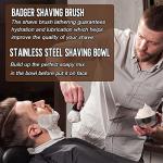 Men's Shaving Kit with Soap, Bowl, and Brush