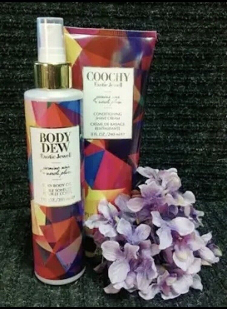 Exotic Jewell Shave Cream and Body Dew Set