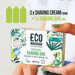 Eco Warrior Vegan Shaving Soap with Coconut & Lime