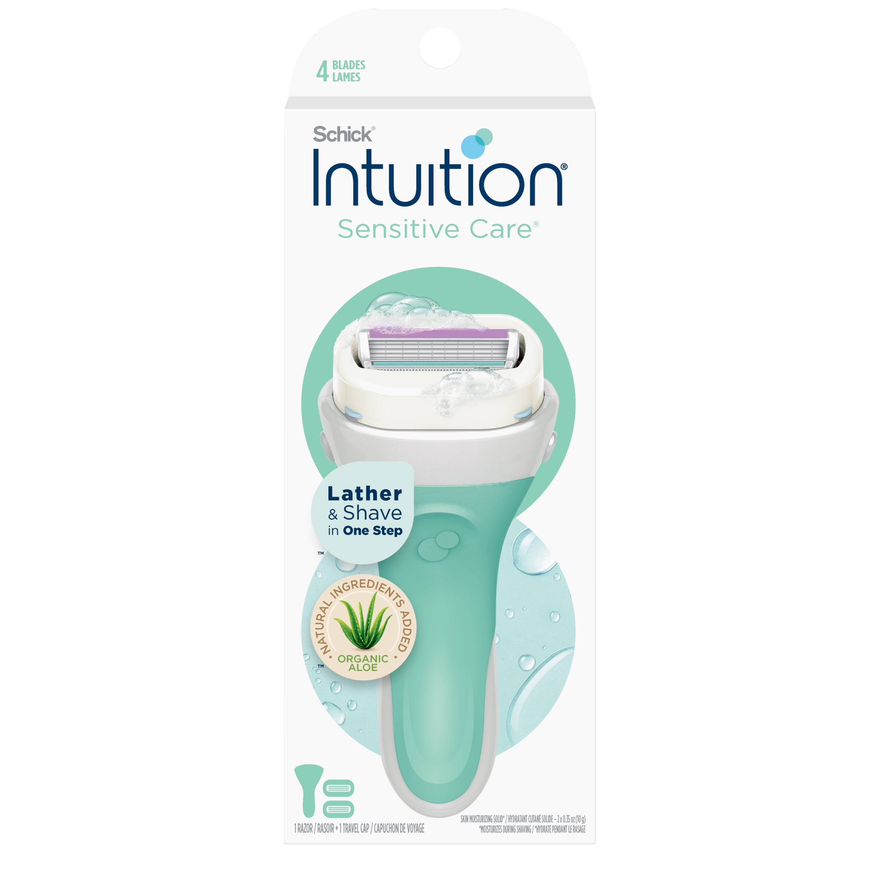 Schick Intuition Sensitive Care Women's Razor with Refills