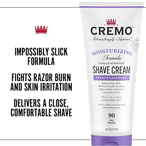 Cremo Lavender Moisturizing Shave Cream for Women
