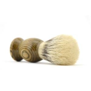 Vintage Wooden Handle Shaving Brush and Travel Kit