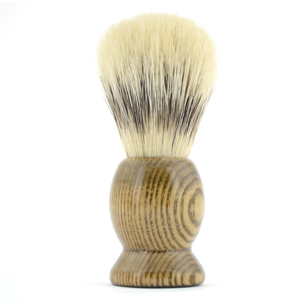 Vintage Wooden Handle Shaving Brush and Travel Kit
