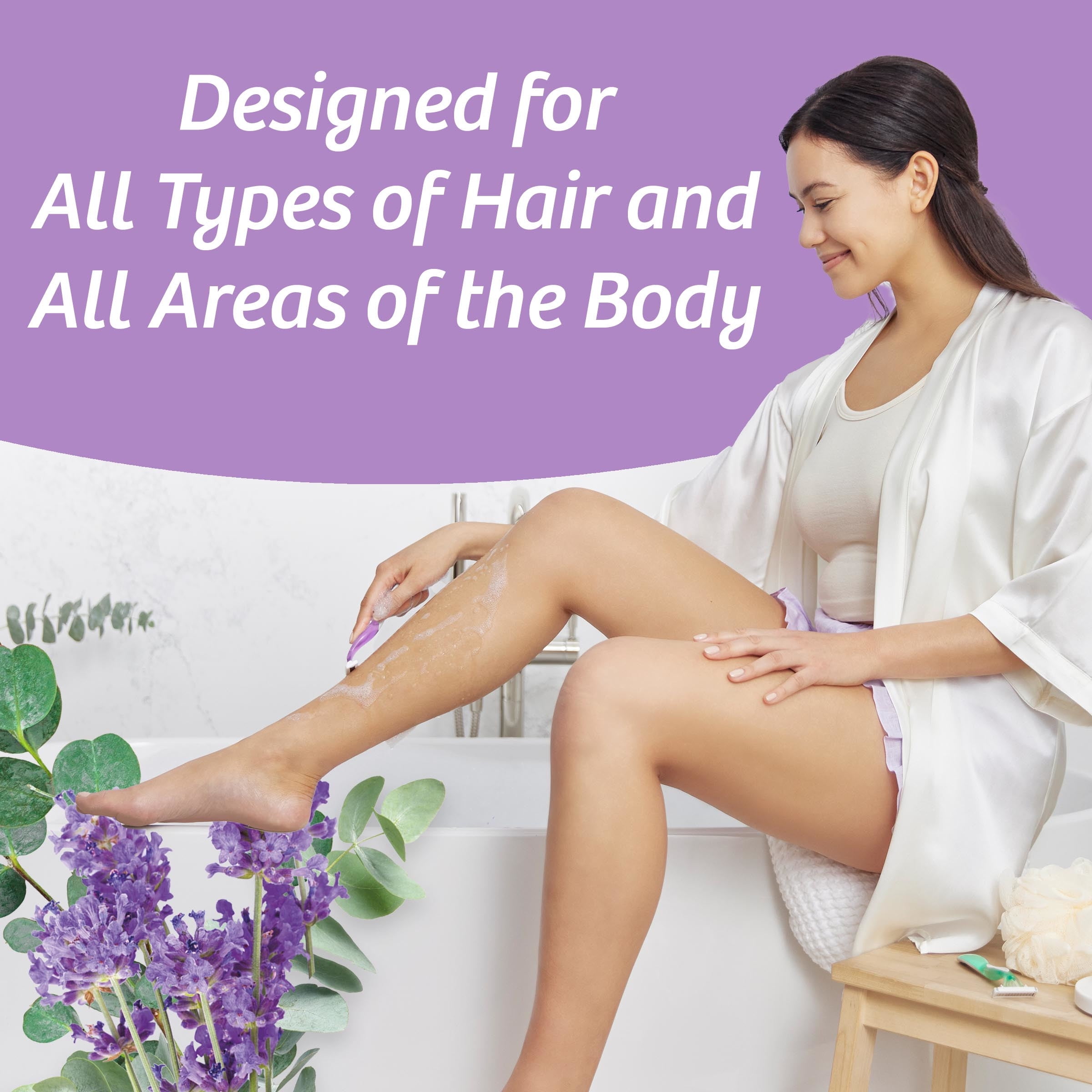 BIC Soleil Escape Lavender & Eucalyptus Razors, 4 Count