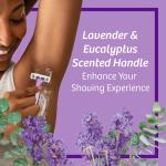 BIC Soleil Escape Lavender & Eucalyptus Razors, 4 Count