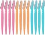 12-Pack Painless Eyebrow Razors for Easy Grooming