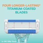 BIC EasyRinse Women's Disposable Razors, 2 Count