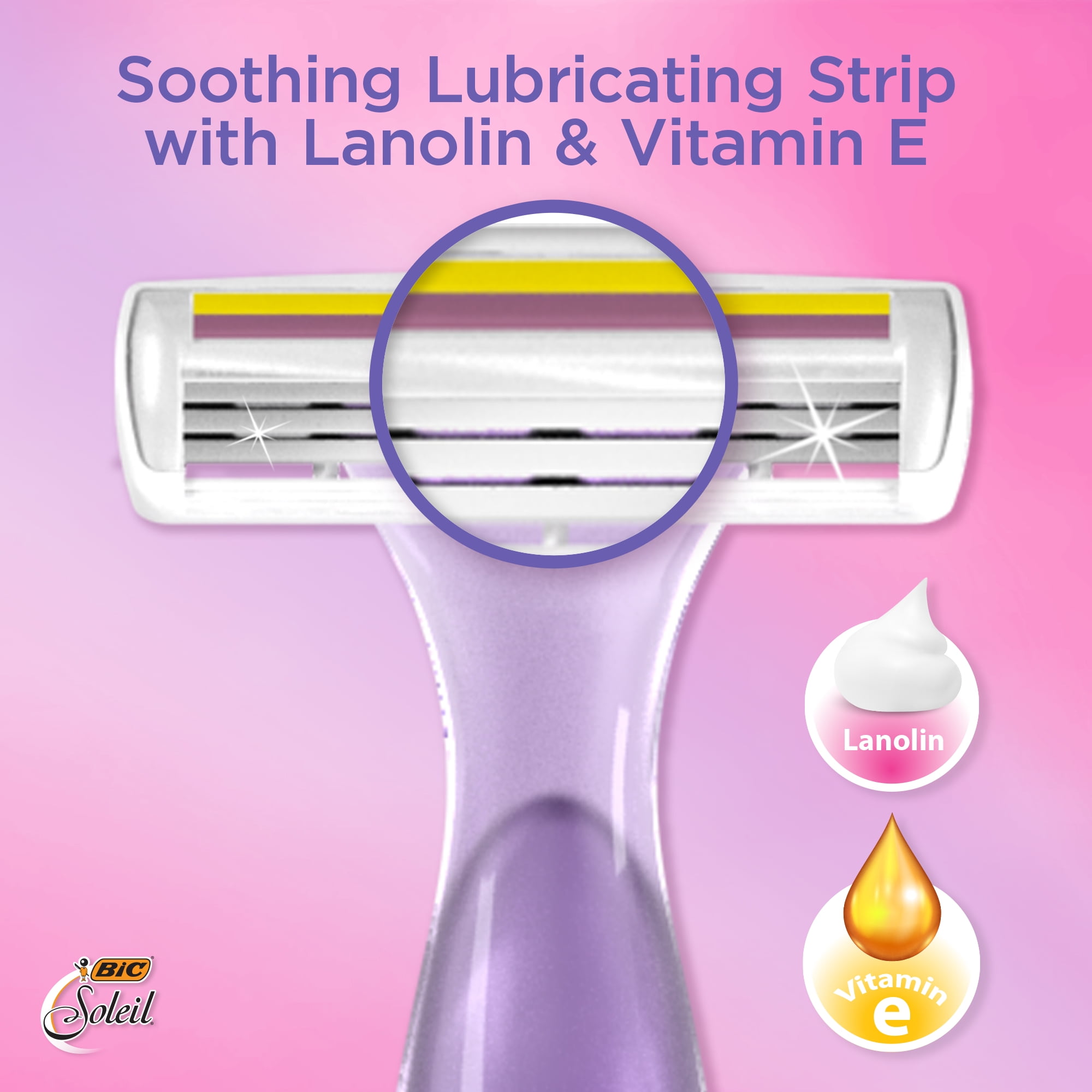 BIC Soleil Smooth Women's Disposable Razors, 4 Pack