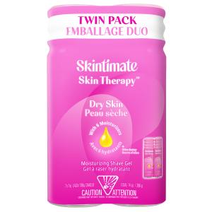 Skintimate Skin Therapy Women's Shave Gel Twin Pack