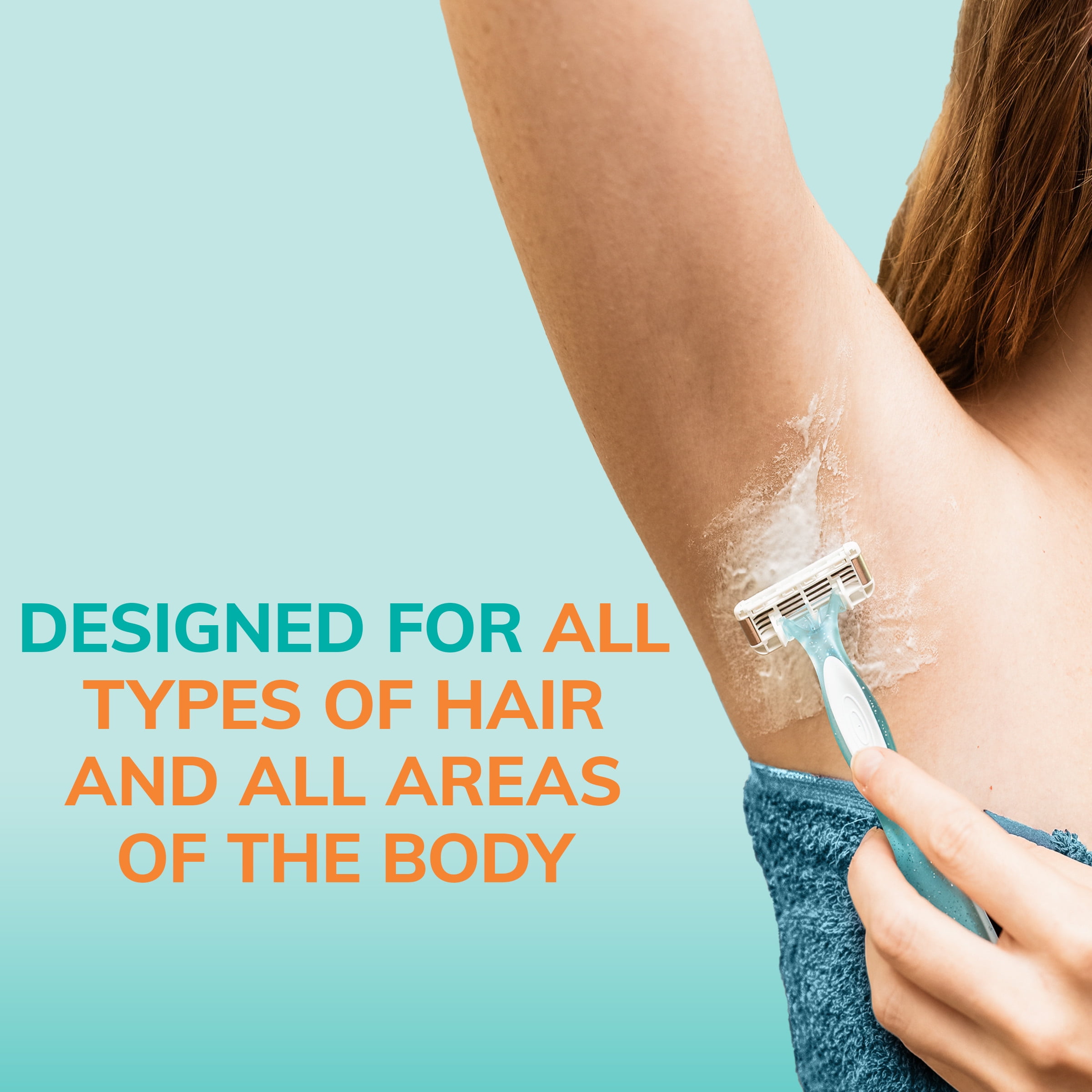 BIC EasyRinse Women's Disposable Razors, 2 Count