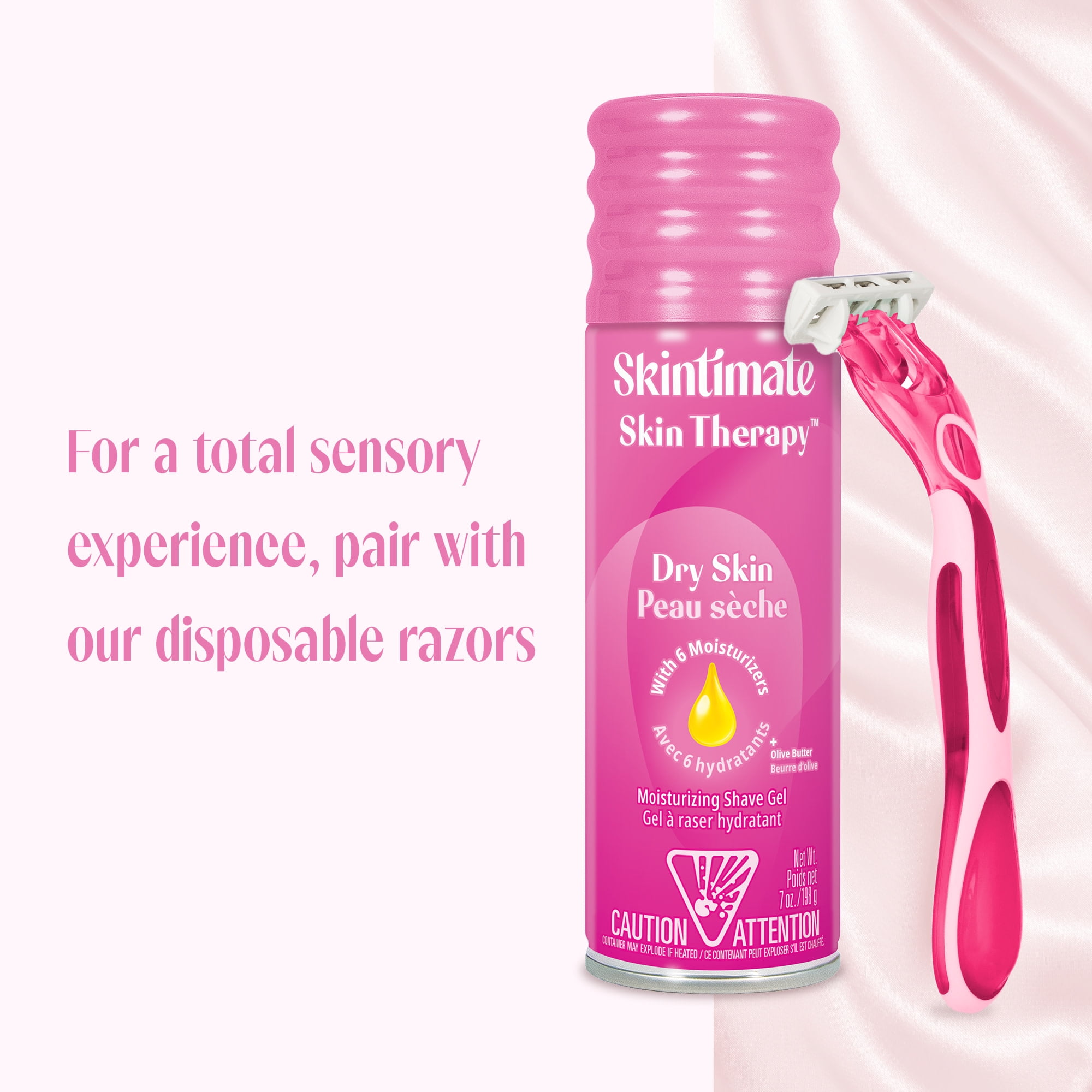 Skintimate Skin Therapy Women's Shave Gel Twin Pack