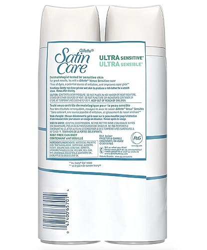 Satin Care Shave Gel for Women, 2 Pack