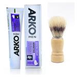 Arko Cool Menthol Shaving Cream with Brush