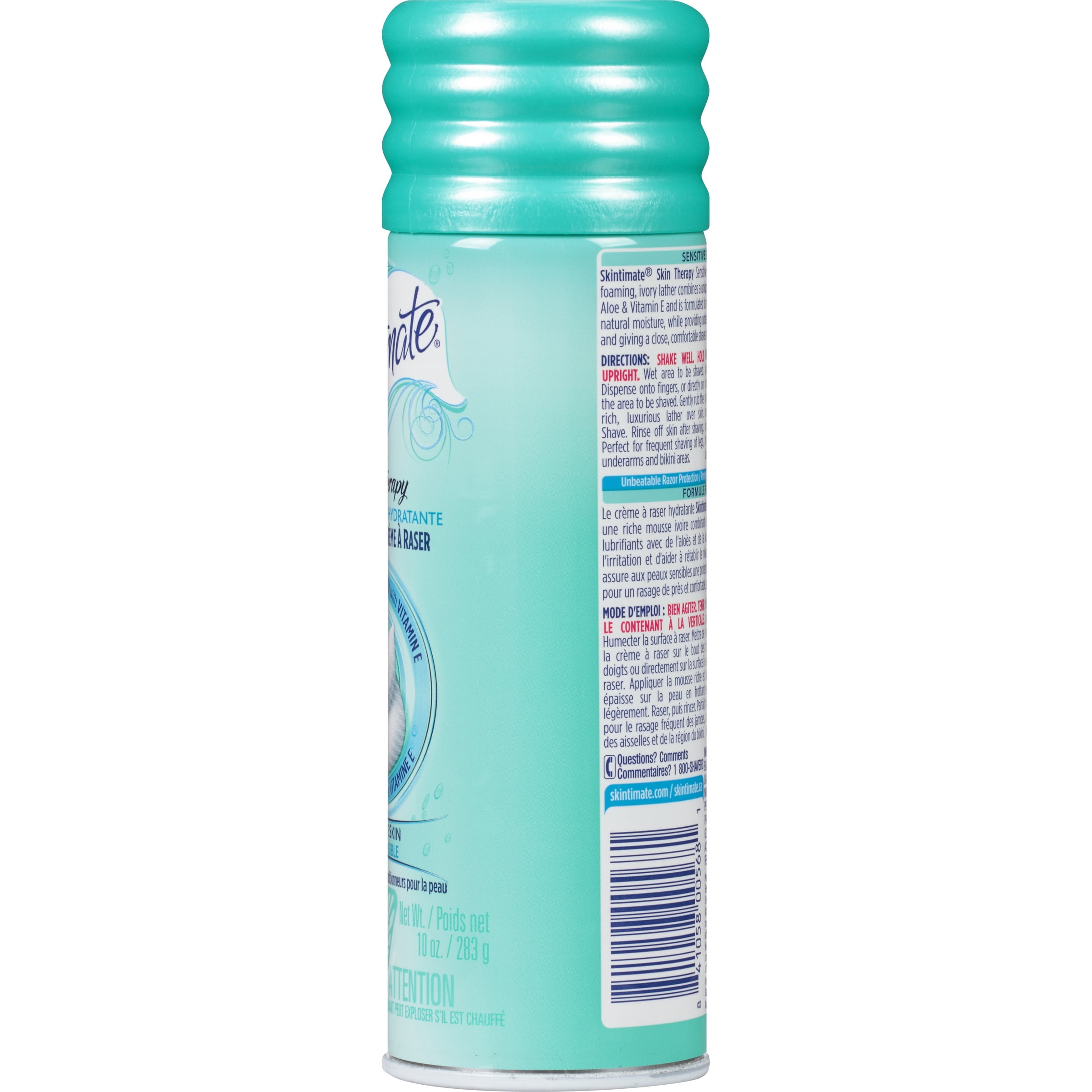 Skintimate Moisturizing Shave Cream for Sensitive Skin