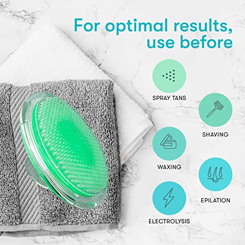 Beenax Exfoliating Brush for Smooth, Bump-Free Skin