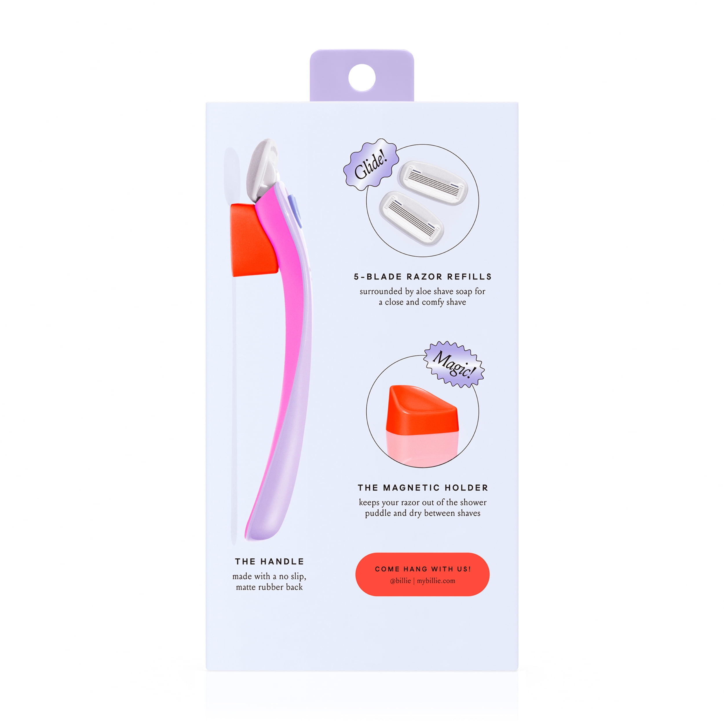 Billie Women’s Razor Kit with Magnetic Holder