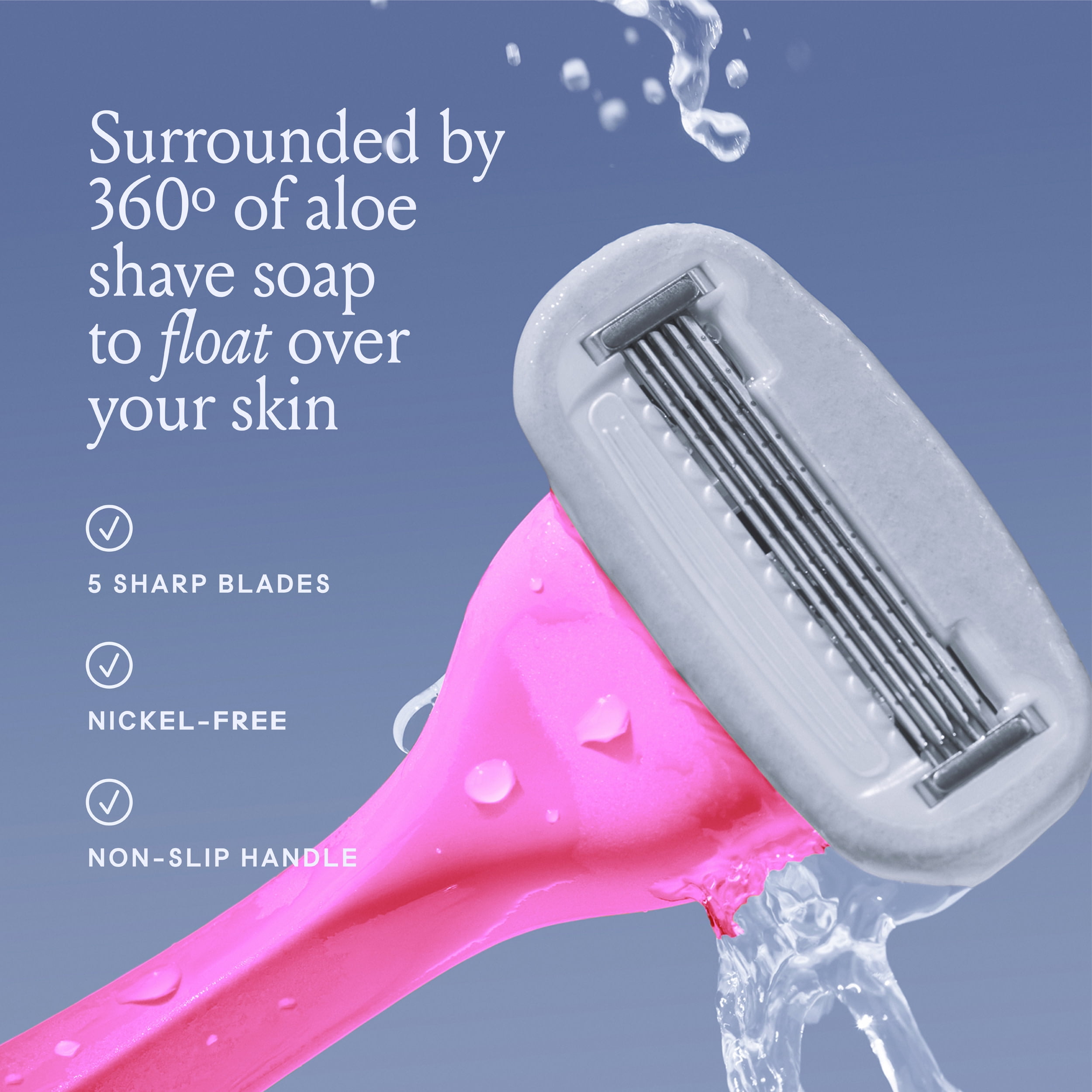 Billie Women’s Razor Kit with Magnetic Holder