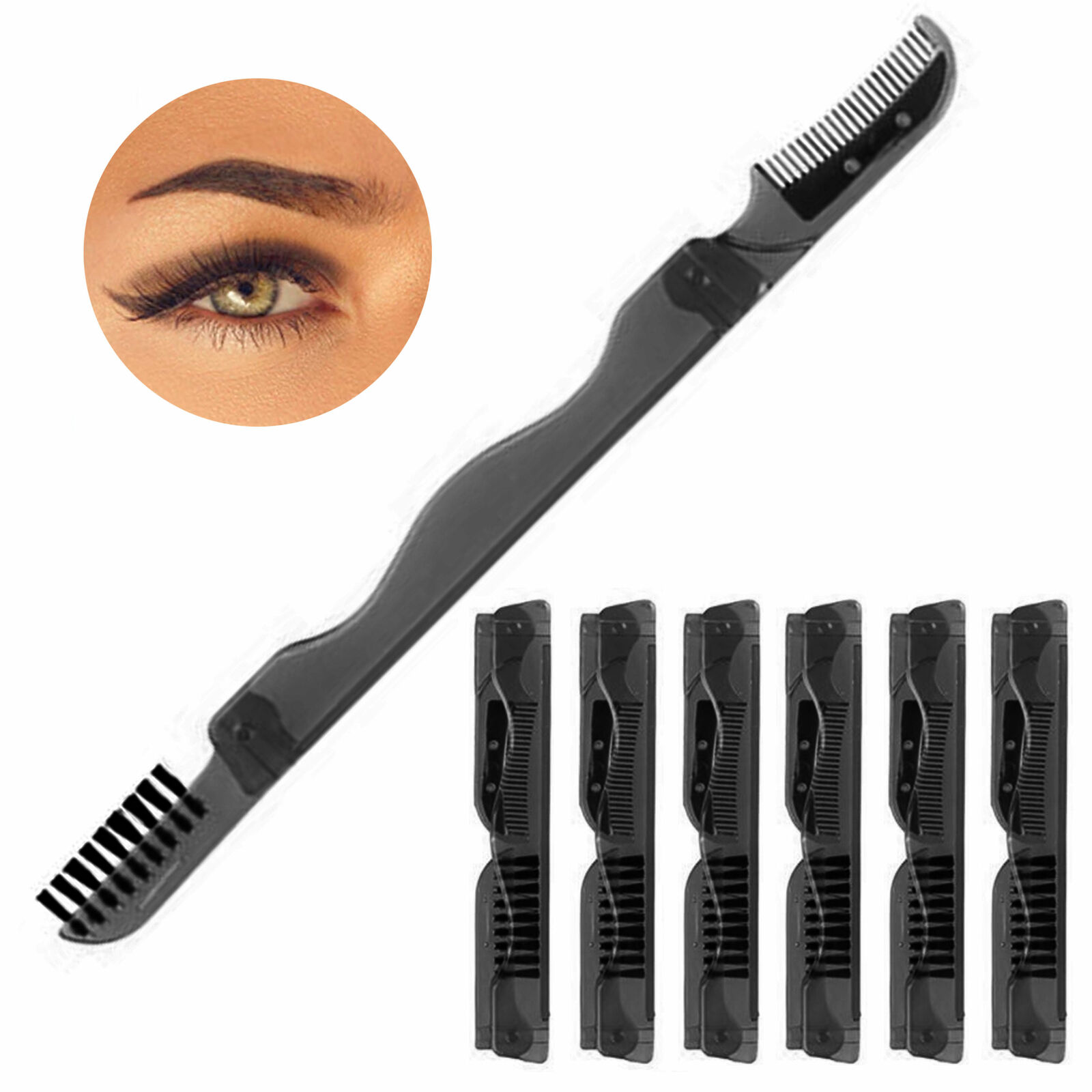 6 Folding Eyebrow Razors and Hair Trimmers