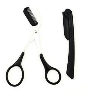 Eyebrow Trimmer and Razor Comb Set