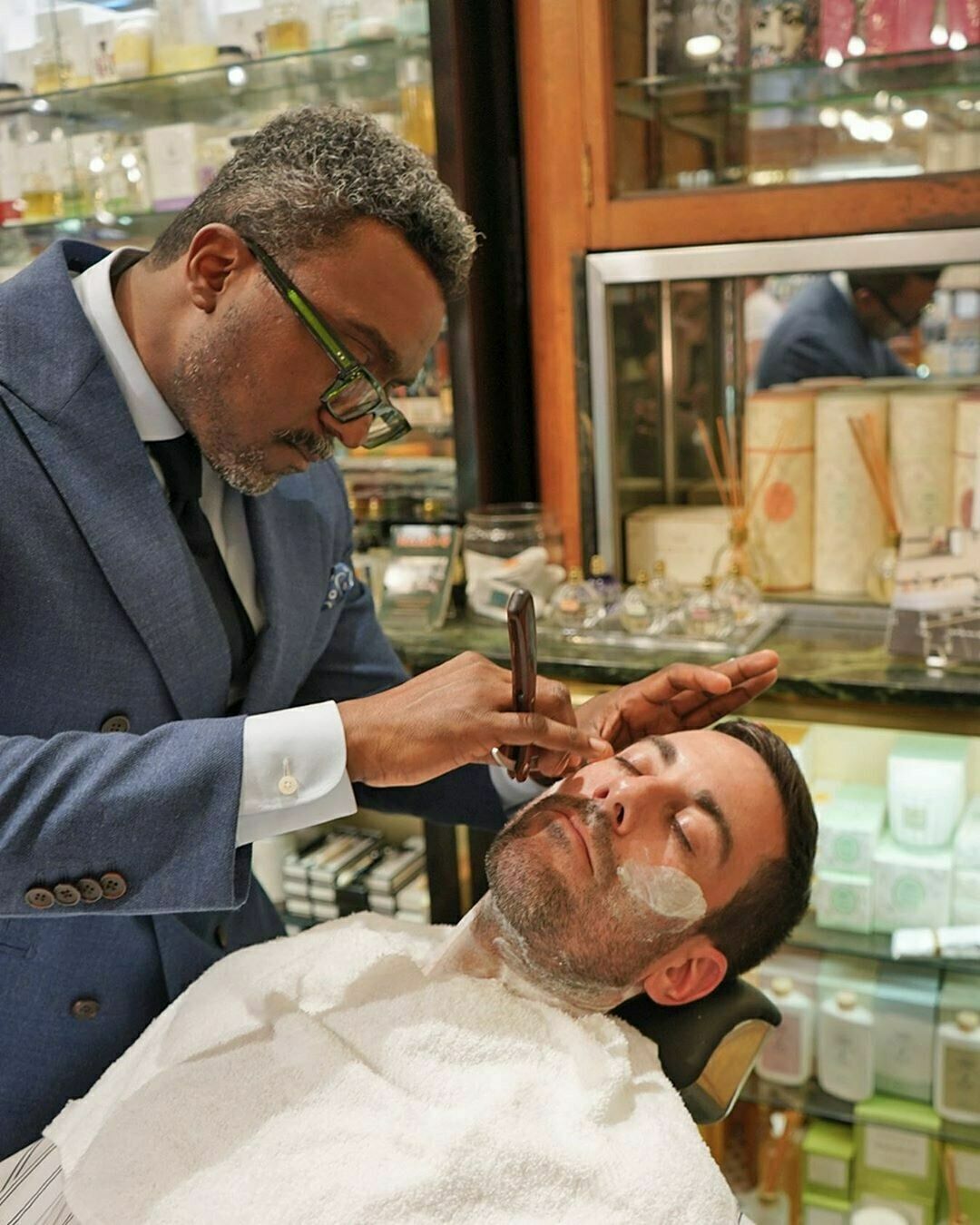 Proraso Blue Shaving Cream with Brush, 5.2 oz