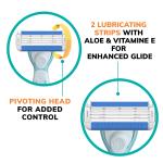 BIC EasyRinse Refillable Women's Razor with Blades